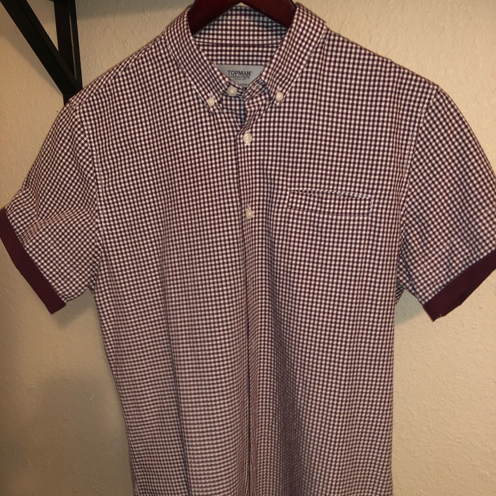 Topman Short Sleeve Button Up